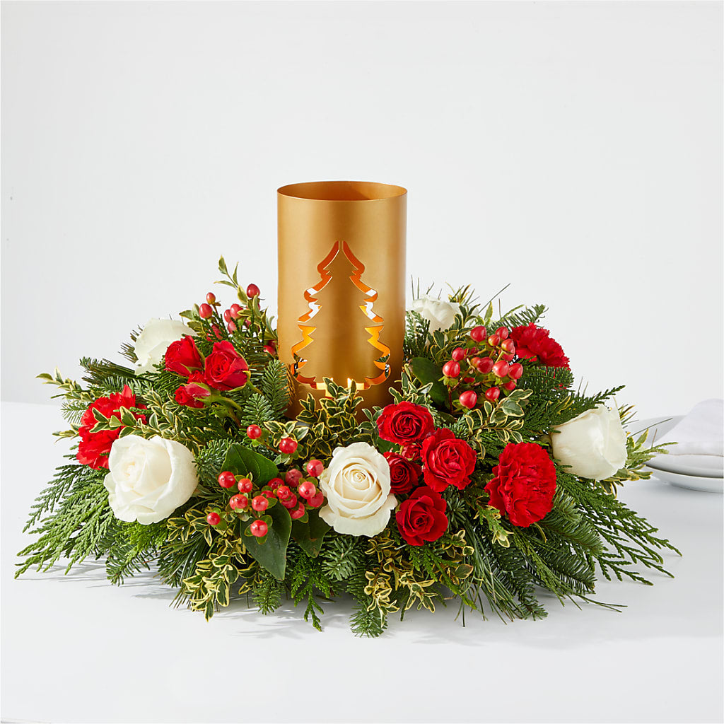 December Dreams Centerpiece – FLORAL & SILKS, Webster NY