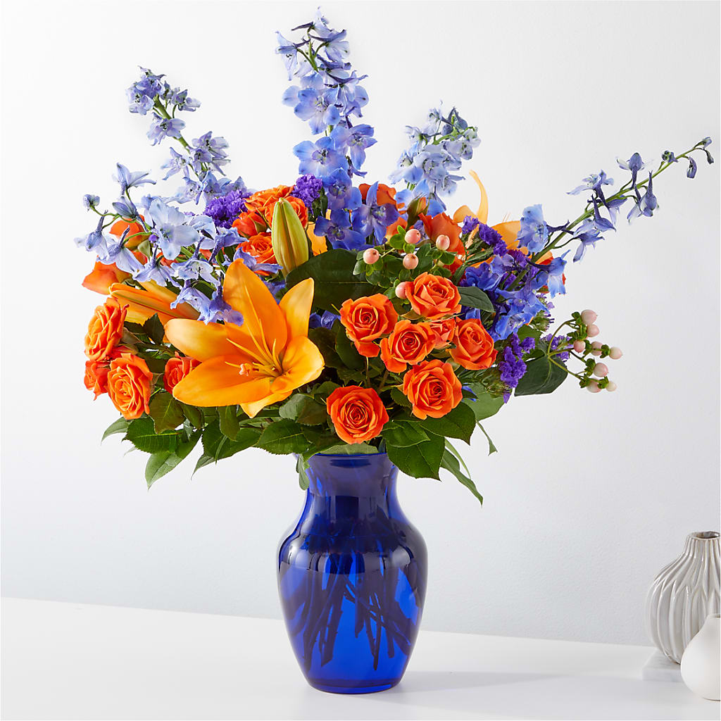 Radiant Citrus Bouquet – FLORAL & SILKS, Webster NY