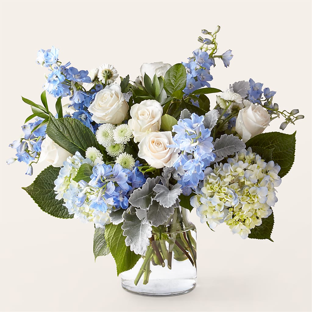 Clear Skies Bouquet – FLORAL & SILKS, Webster NY