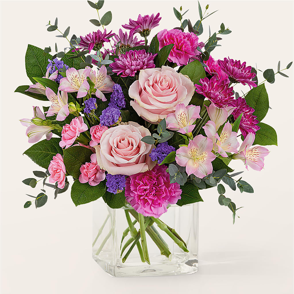 Rosy Radiance Bouquet – FLORAL & SILKS, Webster NY
