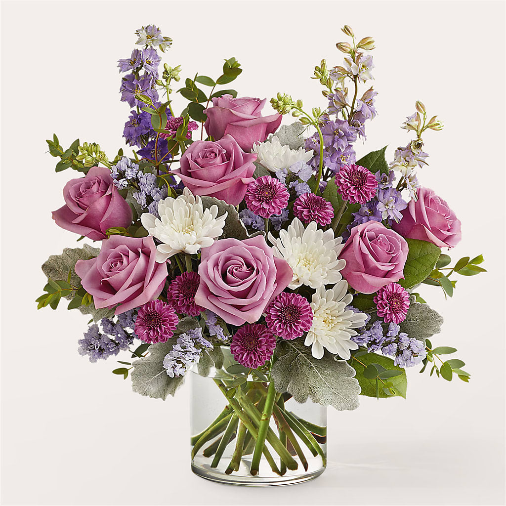 Violet Frost Bouquet – FLORAL & SILKS, Webster NY