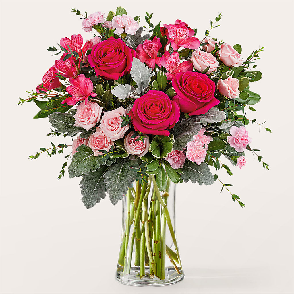 Tickled Pink Bouquet – FLORAL & SILKS, Webster NY