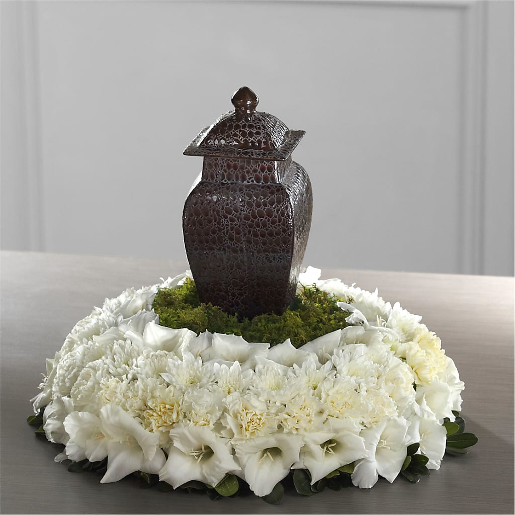 Encircling Grace Arrangement – FLORAL & SILKS, Webster NY