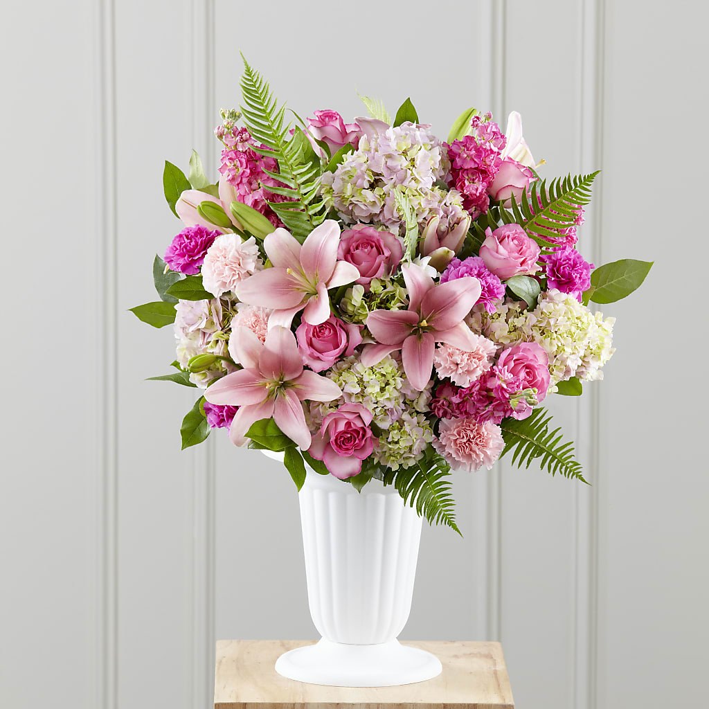 Never-Ending Love Arrangement – FLORAL & SILKS, Webster NY