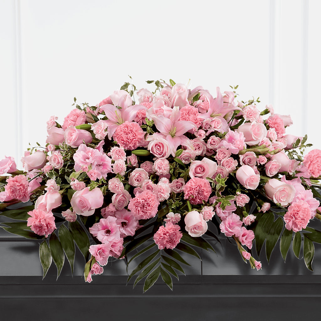 Garden of Comfort Casket Spray (Standard) – FLORAL & SILKS, Webster NY