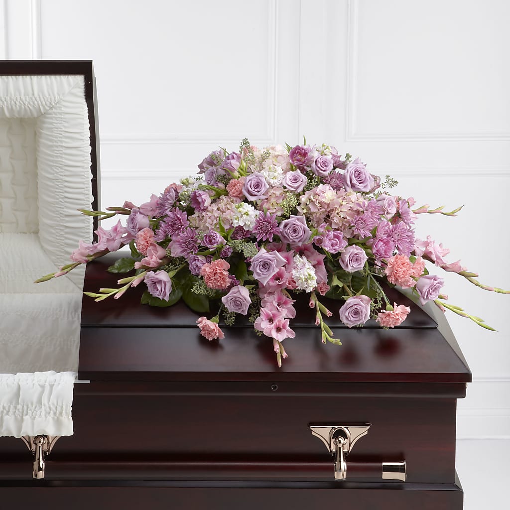Immorata Casket Spray – FLORAL & SILKS, Webster NY