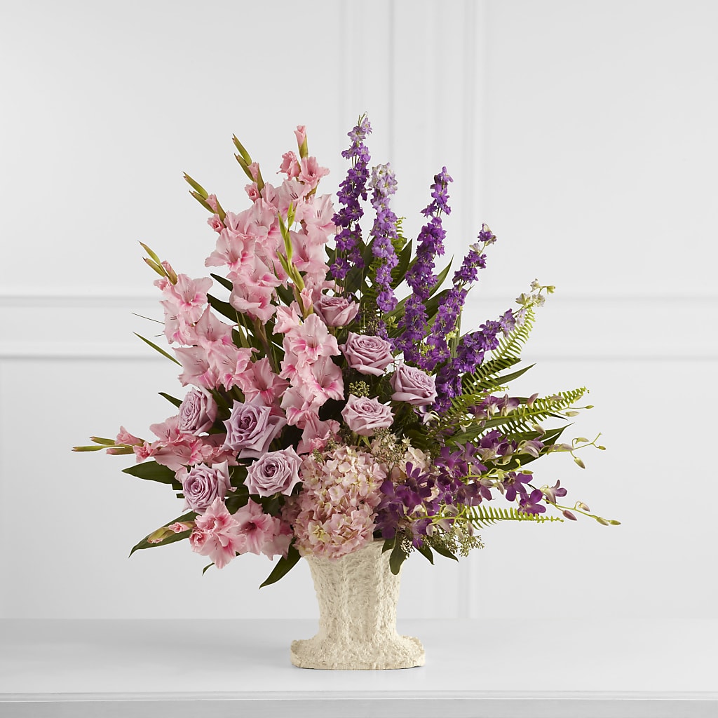 Flowing Garden Arrangement – FLORAL & SILKS, Webster NY
