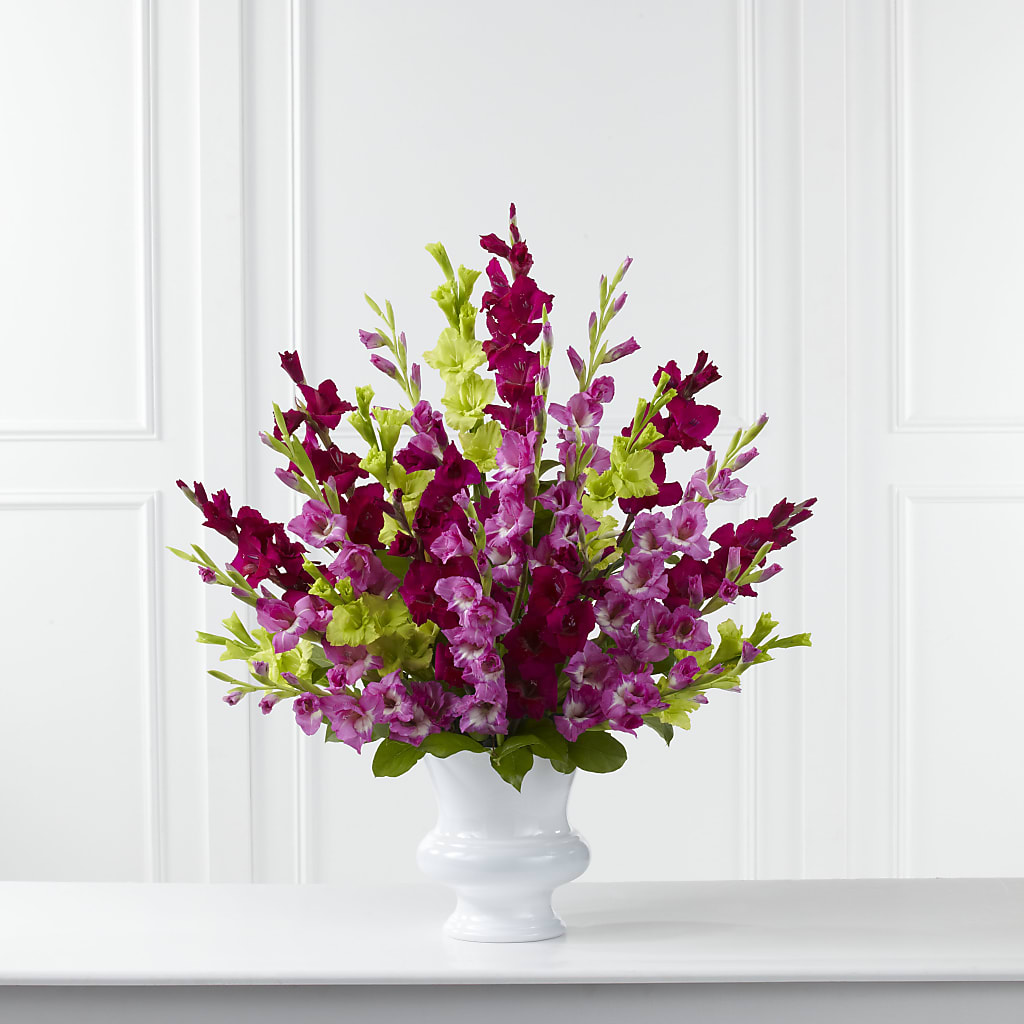 Solemn Offering Arrangement – FLORAL & SILKS, Webster NY