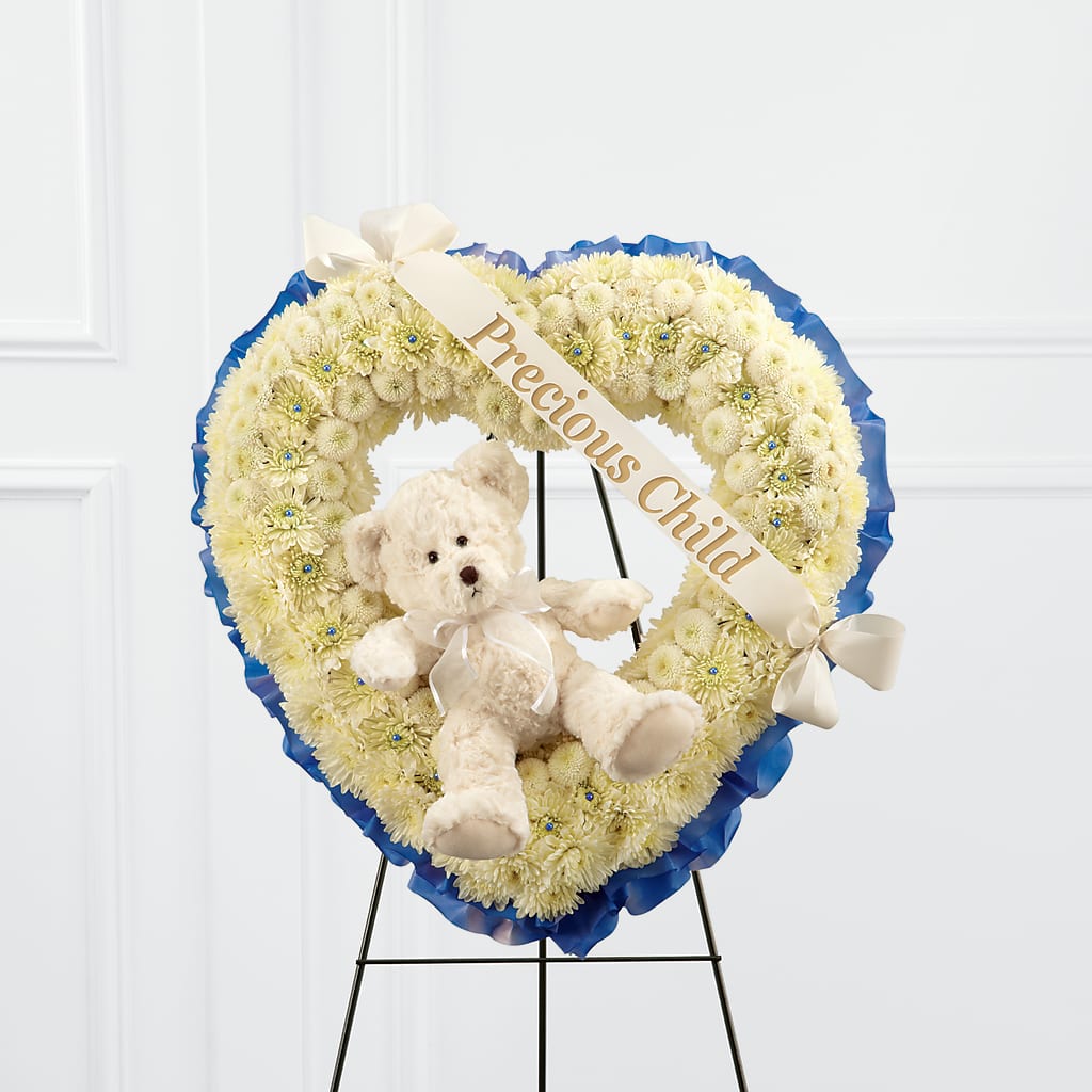 Precious Child Standing Heart – FLORAL & SILKS, Webster NY