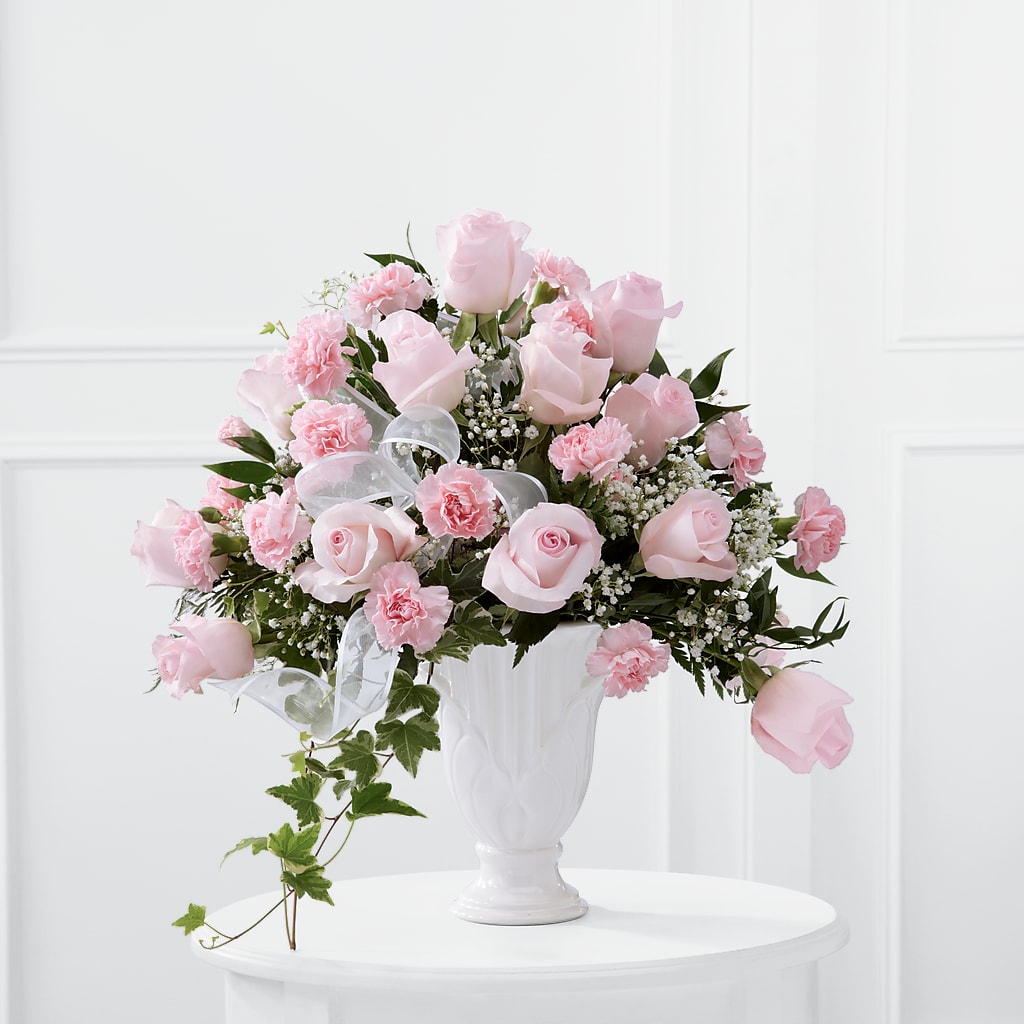 Deepest Sympathy Arrangement – FLORAL & SILKS, Webster NY