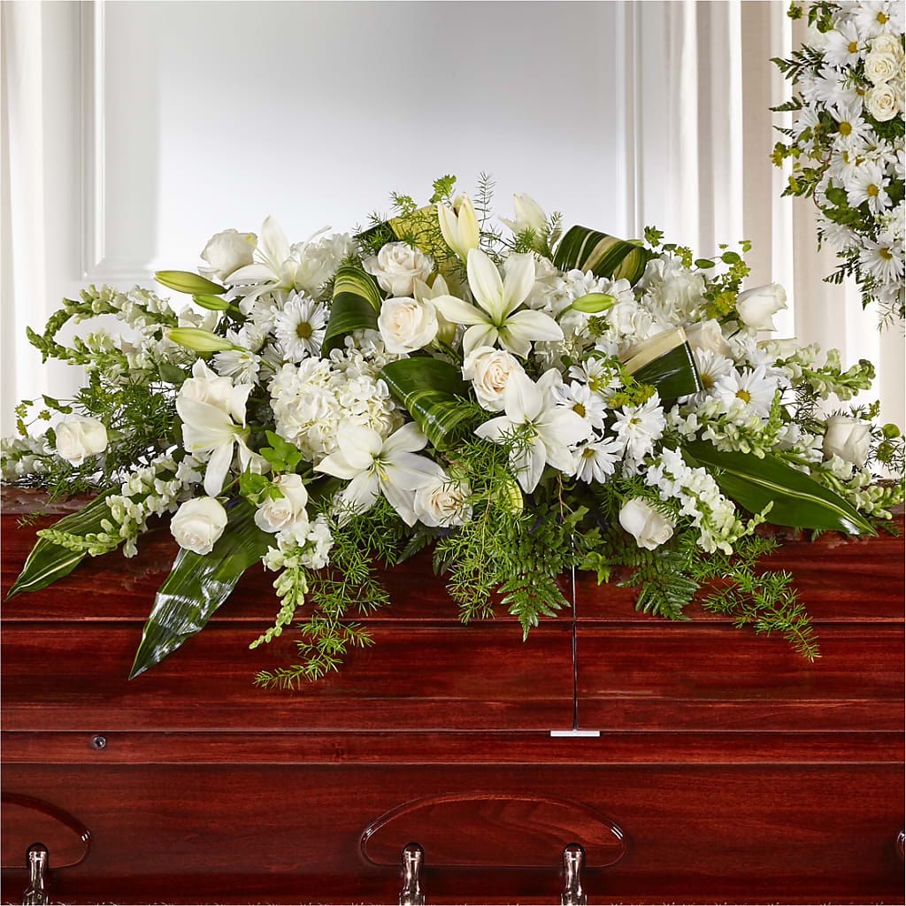 Abundance Casket Spray – FLORAL & SILKS, Webster NY