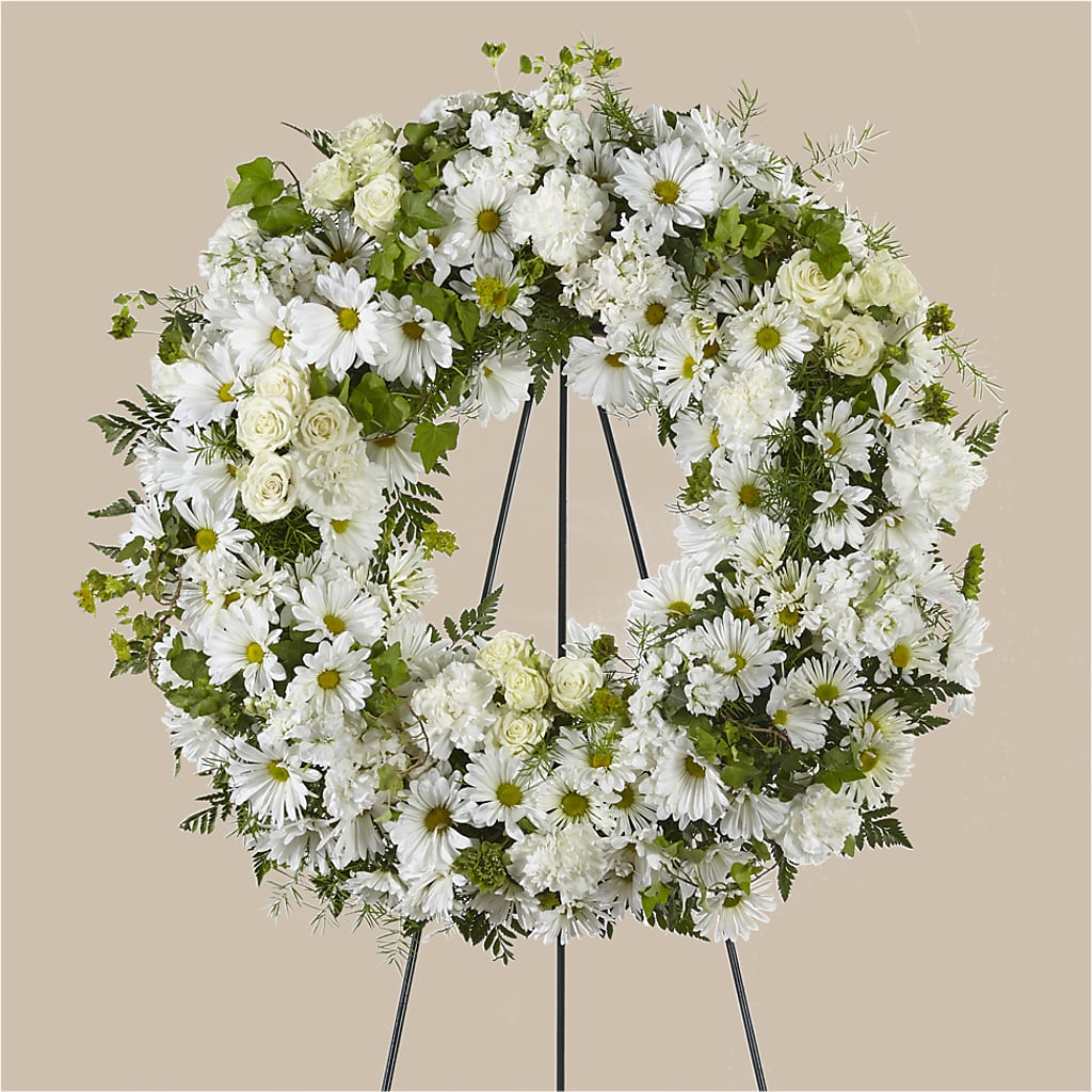 Faithful Wishes Wreath – FLORAL & SILKS, Webster NY