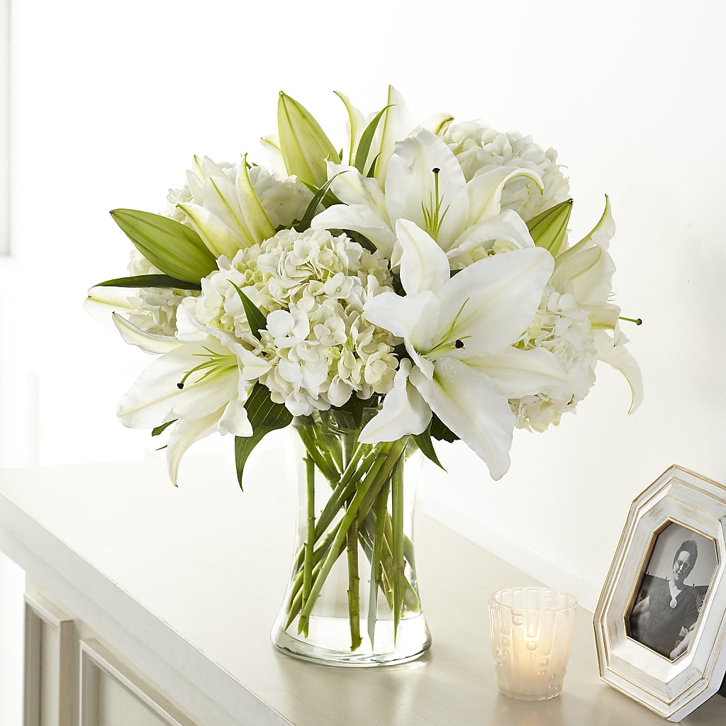 Compassionate Lily Bouquet – FLORAL & SILKS, Webster NY