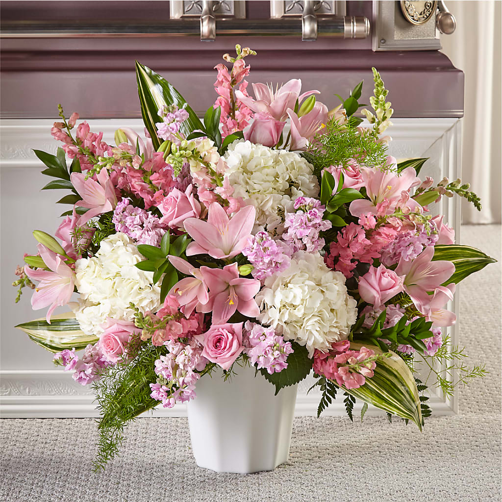Simply Serene Floor Basket – FLORAL & SILKS, Webster NY