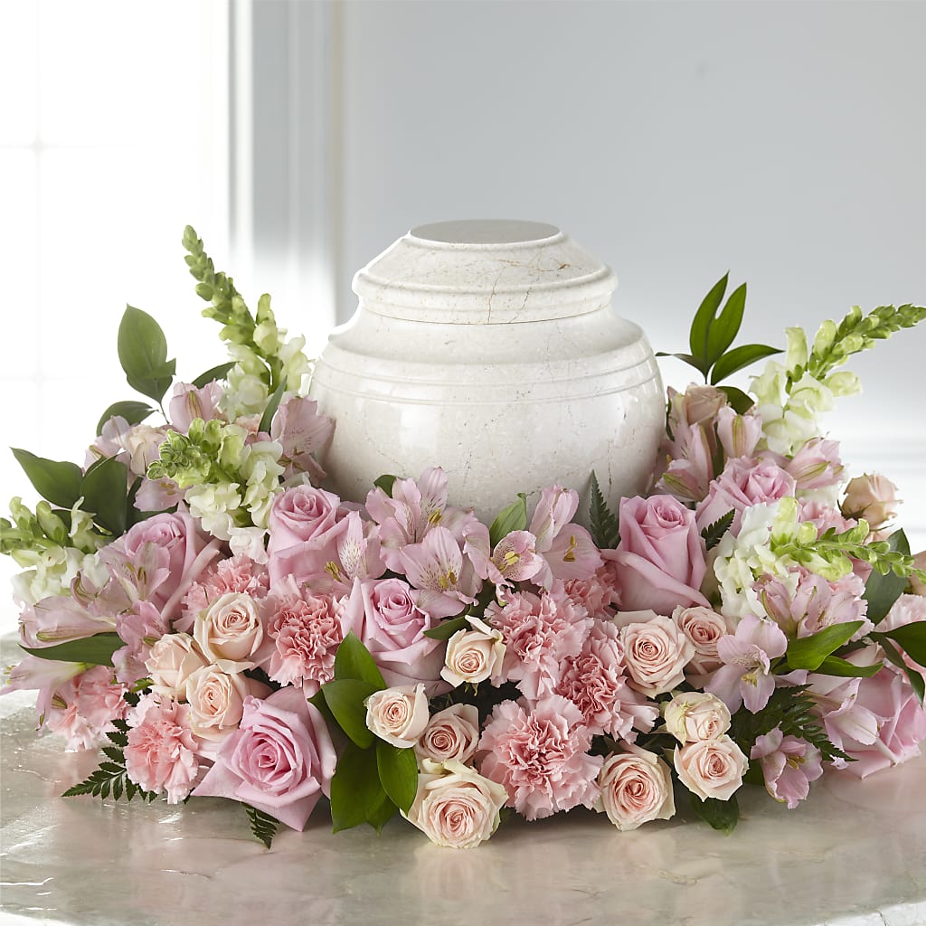 Blooms of Hope Cremation Adornment – FLORAL & SILKS, Webster NY