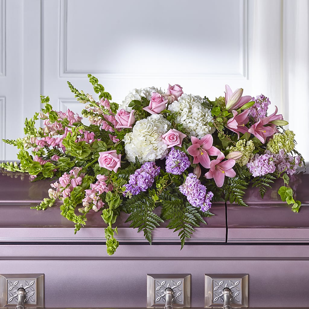 Life's Gratitude Casket Spray – FLORAL & SILKS, Webster NY