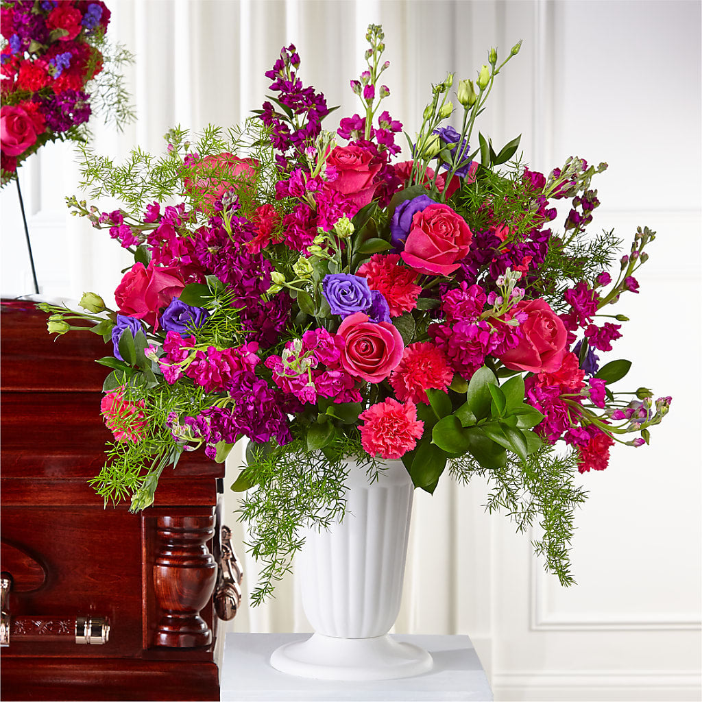 Eternal Day Arrangement – FLORAL & SILKS, Webster NY