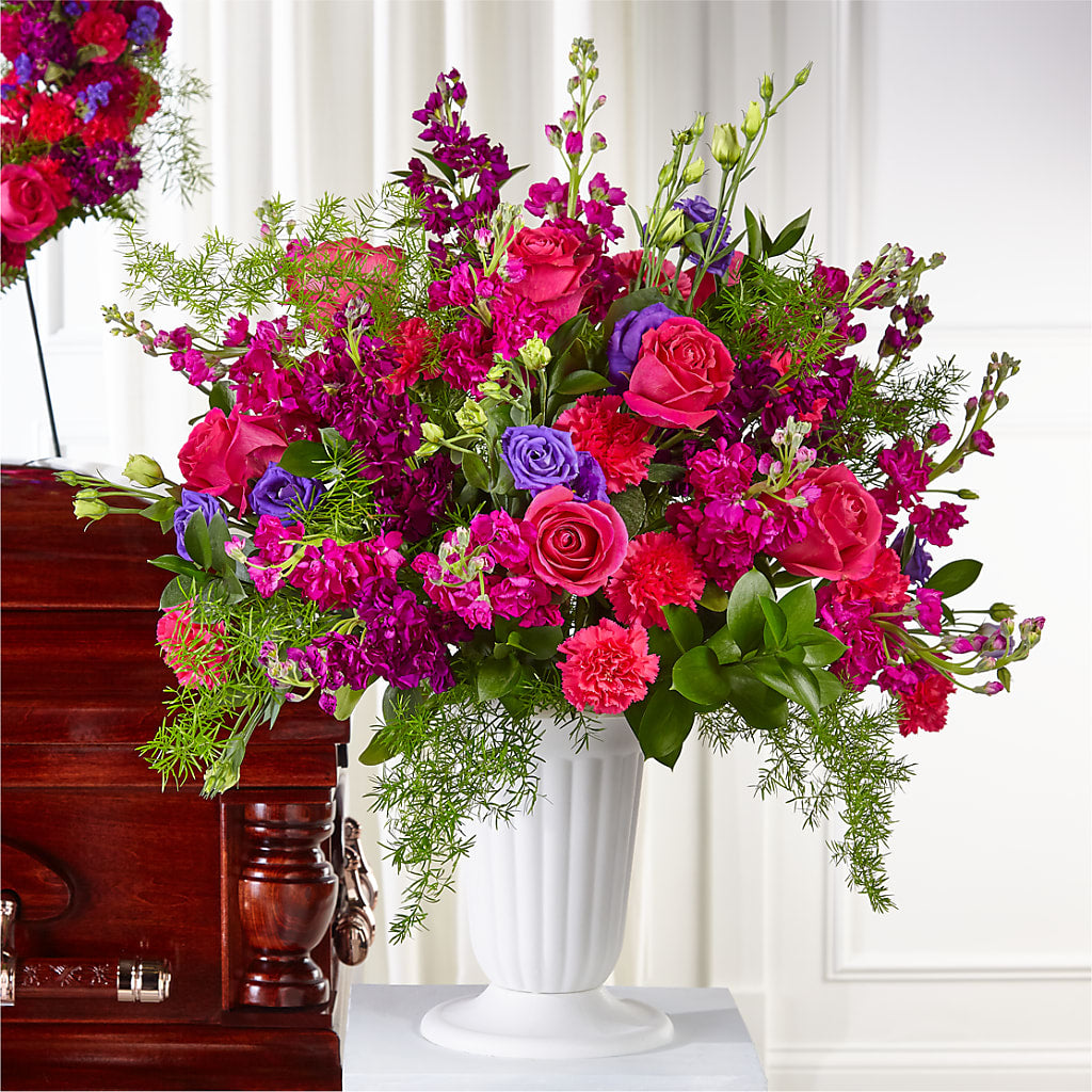 Eternal Day Arrangement – FLORAL & SILKS, Webster NY