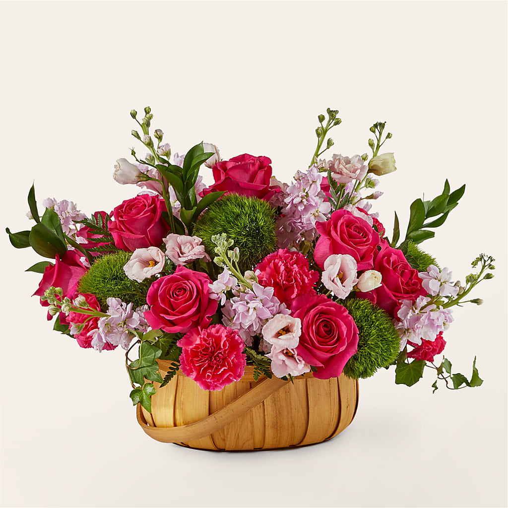 Radiance in Bloom Basket – FLORAL & SILKS, Webster NY