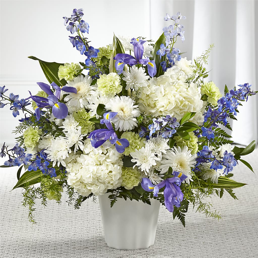 Soft Serenity Floor Basket – FLORAL & SILKS, Webster NY