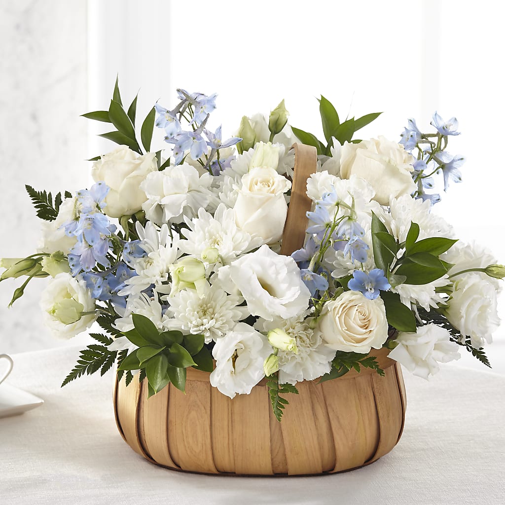 Sincerely Heartfelt Basket – FLORAL & SILKS, Webster NY