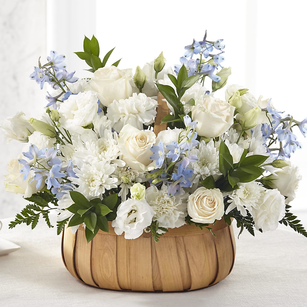 Sincerely Heartfelt Basket – FLORAL & SILKS, Webster NY