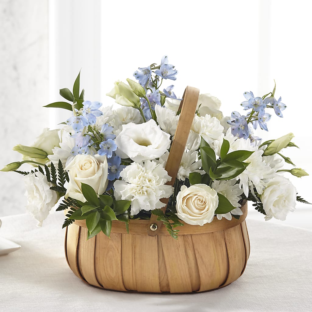 Sincerely Heartfelt Basket – FLORAL & SILKS, Webster NY