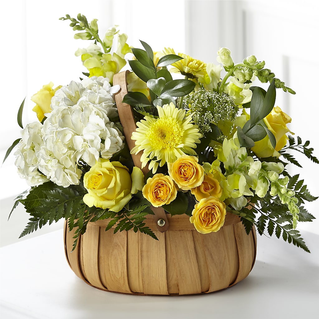Rustic Remembrance Basket – FLORAL & SILKS, Webster NY