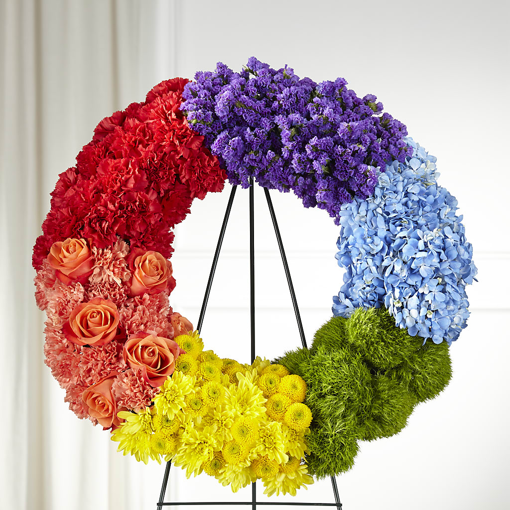 Circle of Love Wreath – FLORAL & SILKS, Webster NY