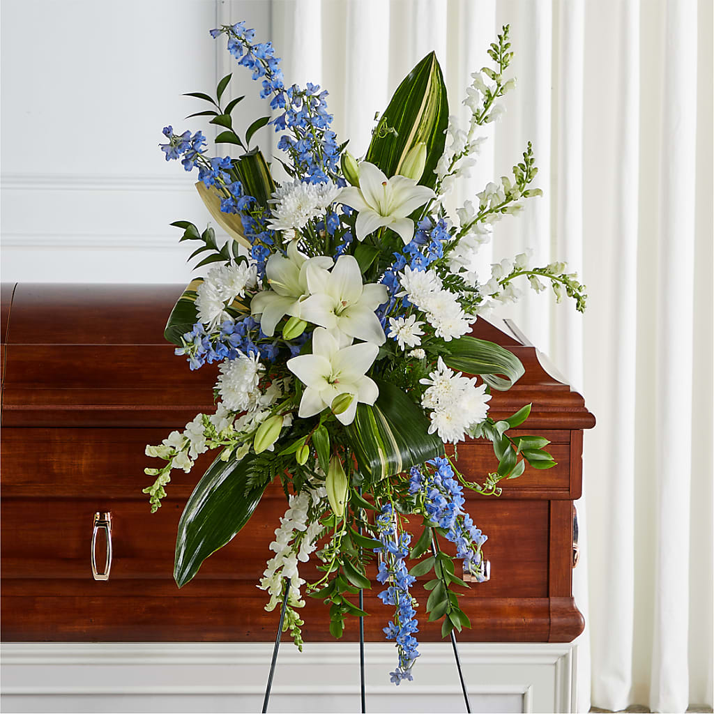 Eternal Impressions Standing Spray – FLORAL & SILKS, Webster NY