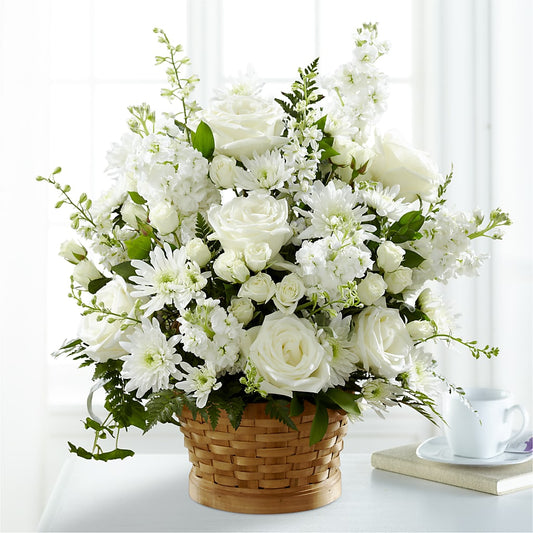 Heartfelt Condolences Arrangement – FLORAL & SILKS, Webster NY