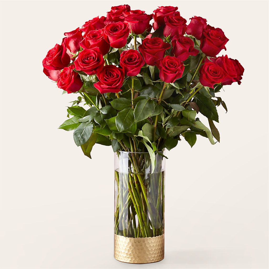 Classic Love Red Rose Bouquet – FLORAL & SILKS, Webster NY