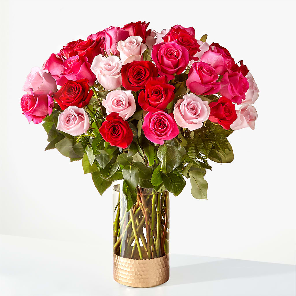 Love Notes Rose Bouquet – FLORAL & SILKS, Webster NY