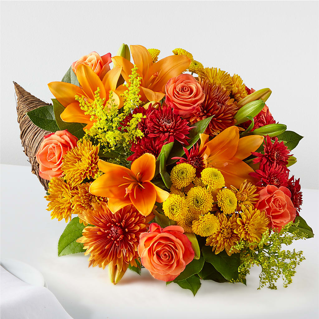 Feast of Color Cornucopia – FLORAL & SILKS, Webster NY