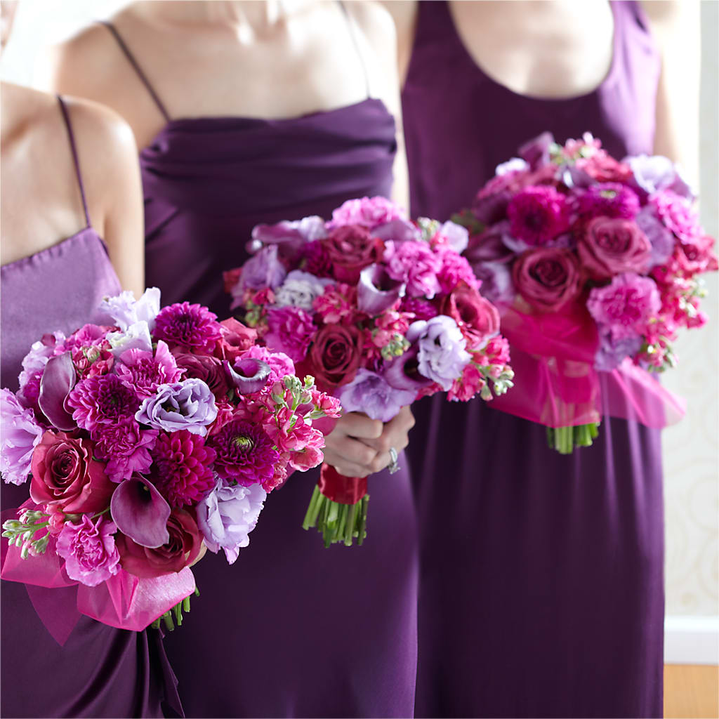 Bridesmaid's Garden Bouquet – FLORAL & SILKS, Webster NY