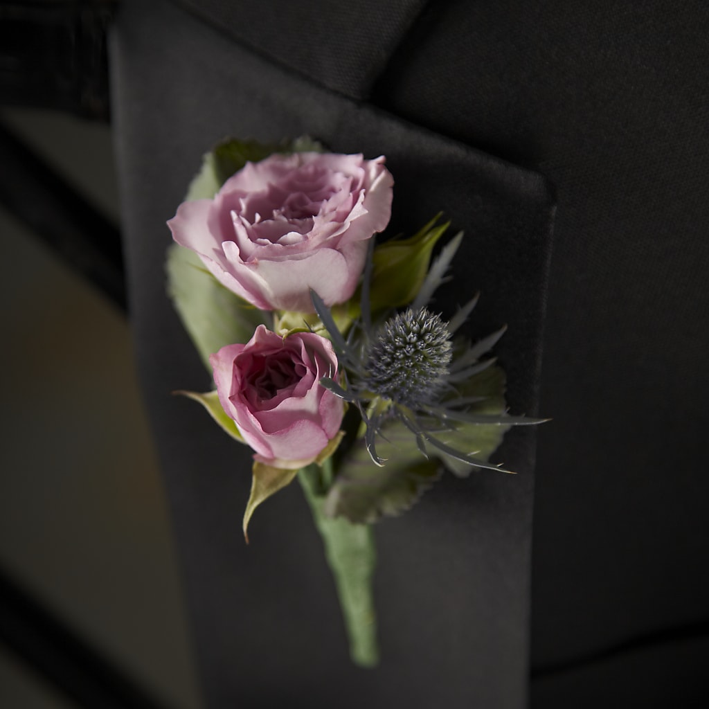 Veronica Boutonniere – FLORAL & SILKS, Webster NY