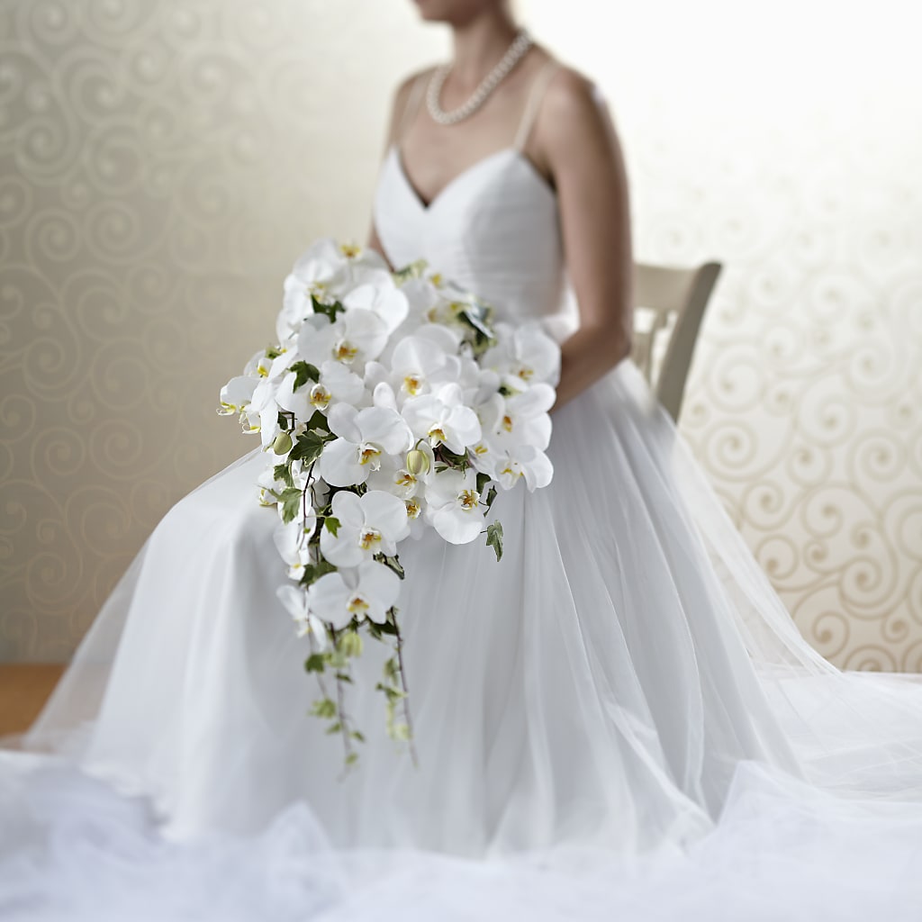 Classic White Bouquet – FLORAL & SILKS, Webster NY
