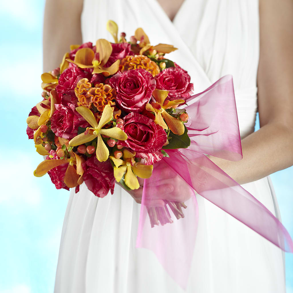 Brilliant Shades of Love Bouquet – FLORAL & SILKS, Webster NY
