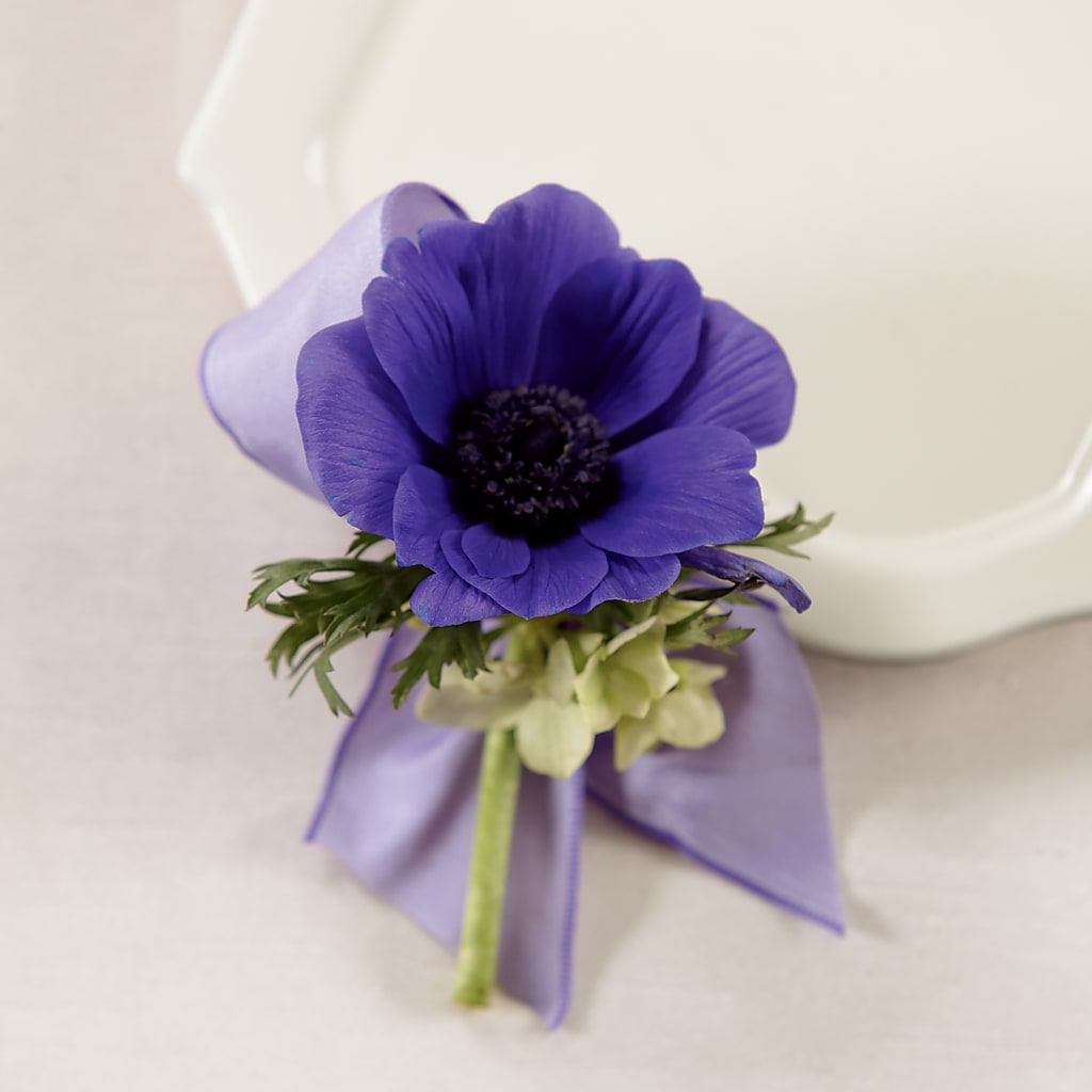Purple Passion Boutonniere – FLORAL & SILKS, Webster NY
