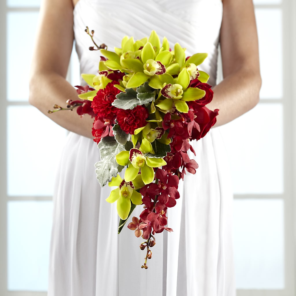 Elegant Orchid Bouquet – FLORAL & SILKS, Webster NY