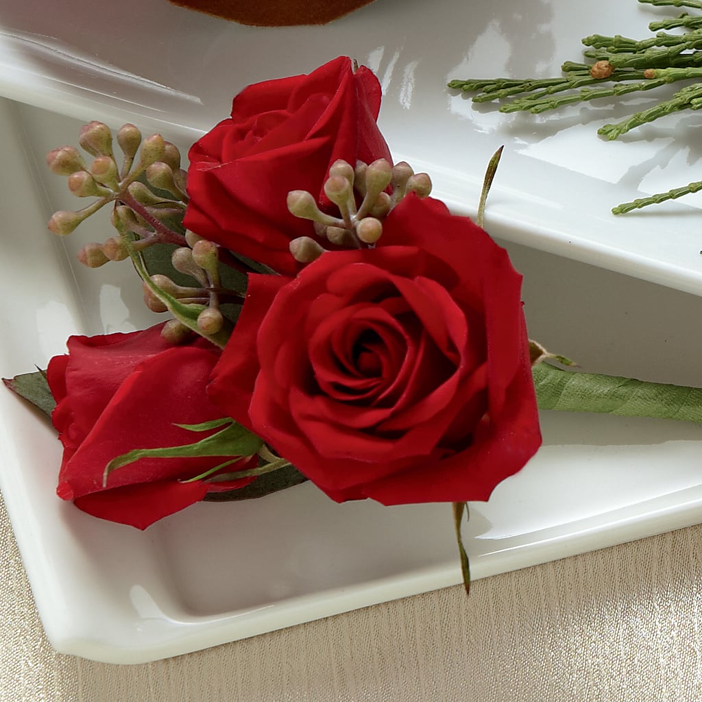 Red Spray Rose Boutonniere – FLORAL & SILKS, Webster NY