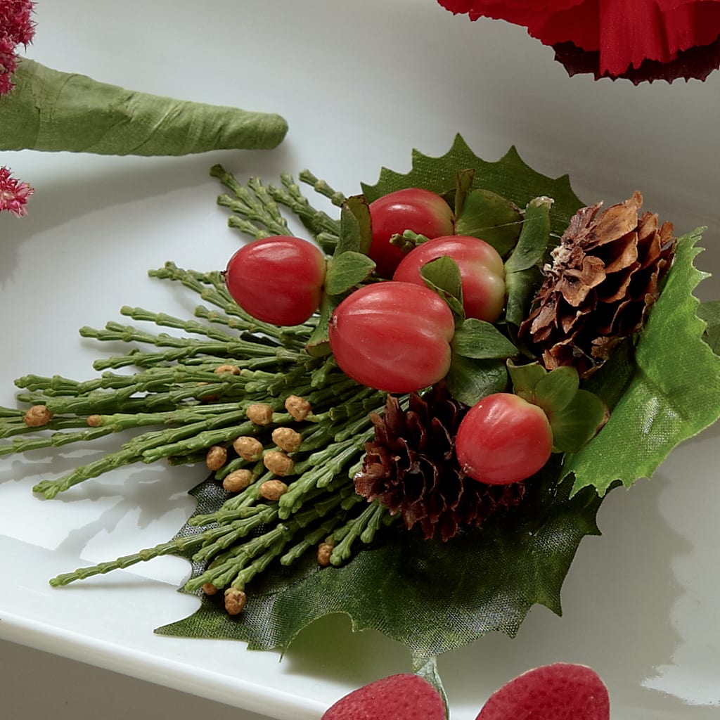 Red Berry Boutonniere – FLORAL & SILKS, Webster NY