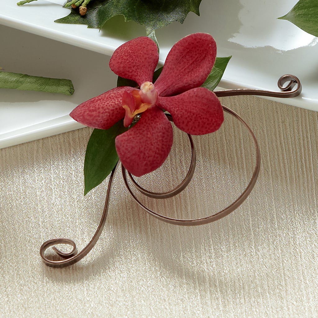 Red Mokara Boutonniere – FLORAL & SILKS, Webster NY