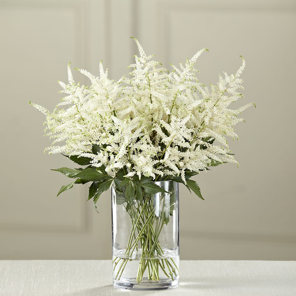 White Astilbe Bouquet – FLORAL & SILKS, Webster NY