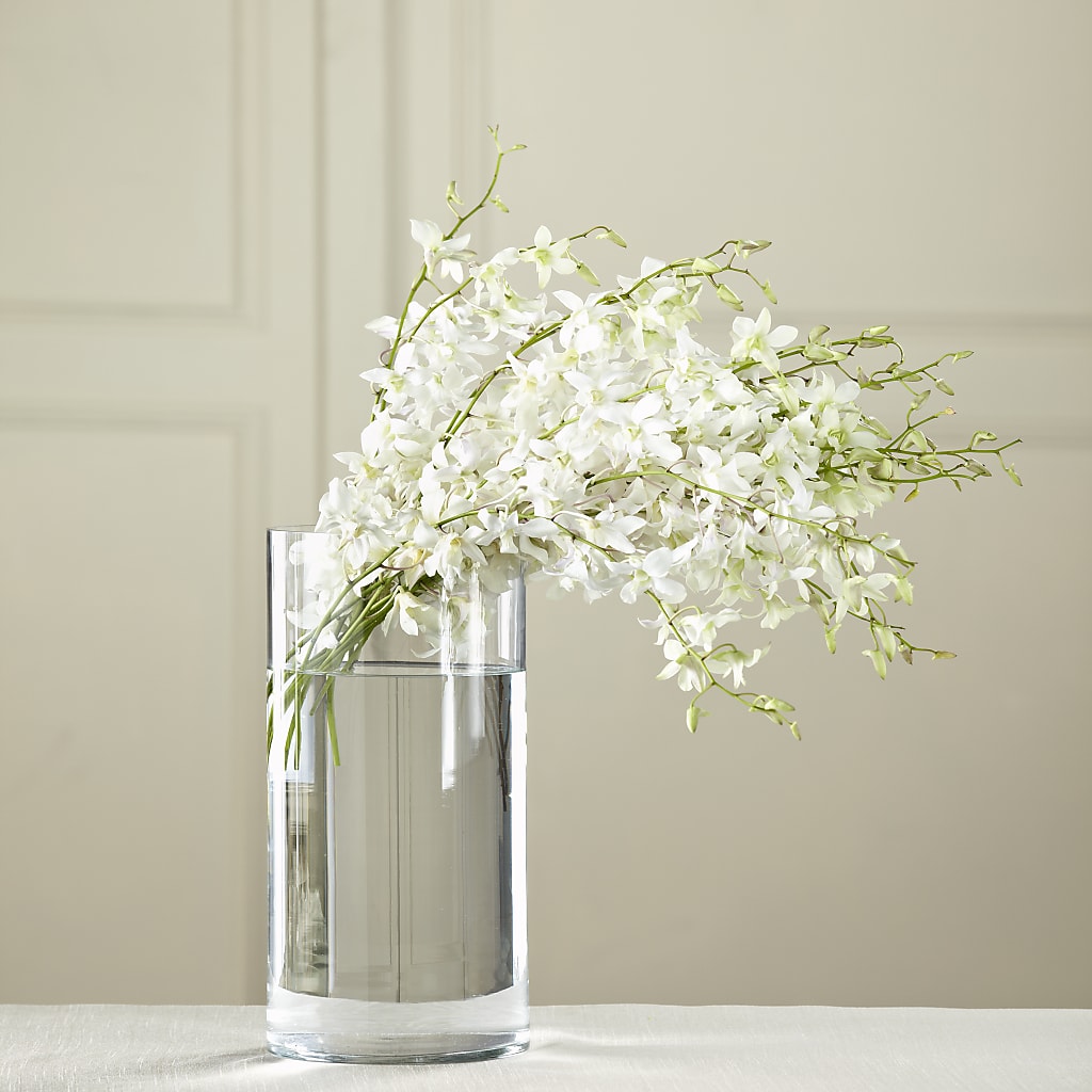 White Dendrobium Bouquet – FLORAL & SILKS, Webster NY