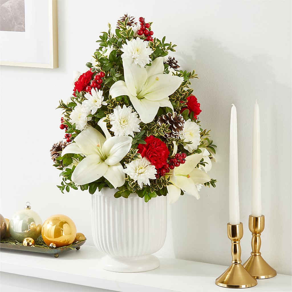 Festive Moments Tree – FLORAL & SILKS, Webster NY