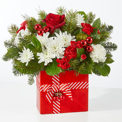 Presents Under the Tree Bouquet – FLORAL & SILKS, Webster NY