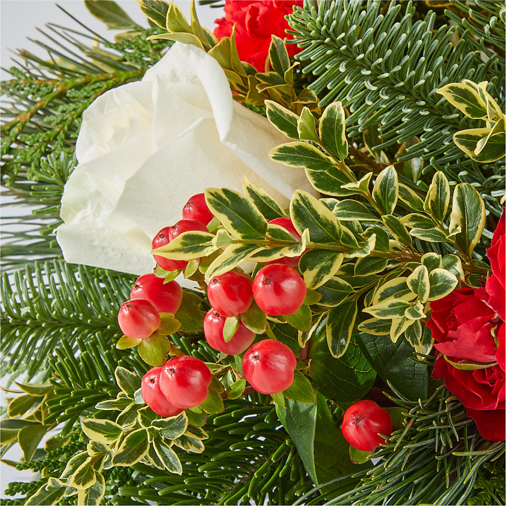 December Dreams Centerpiece – FLORAL & SILKS, Webster NY