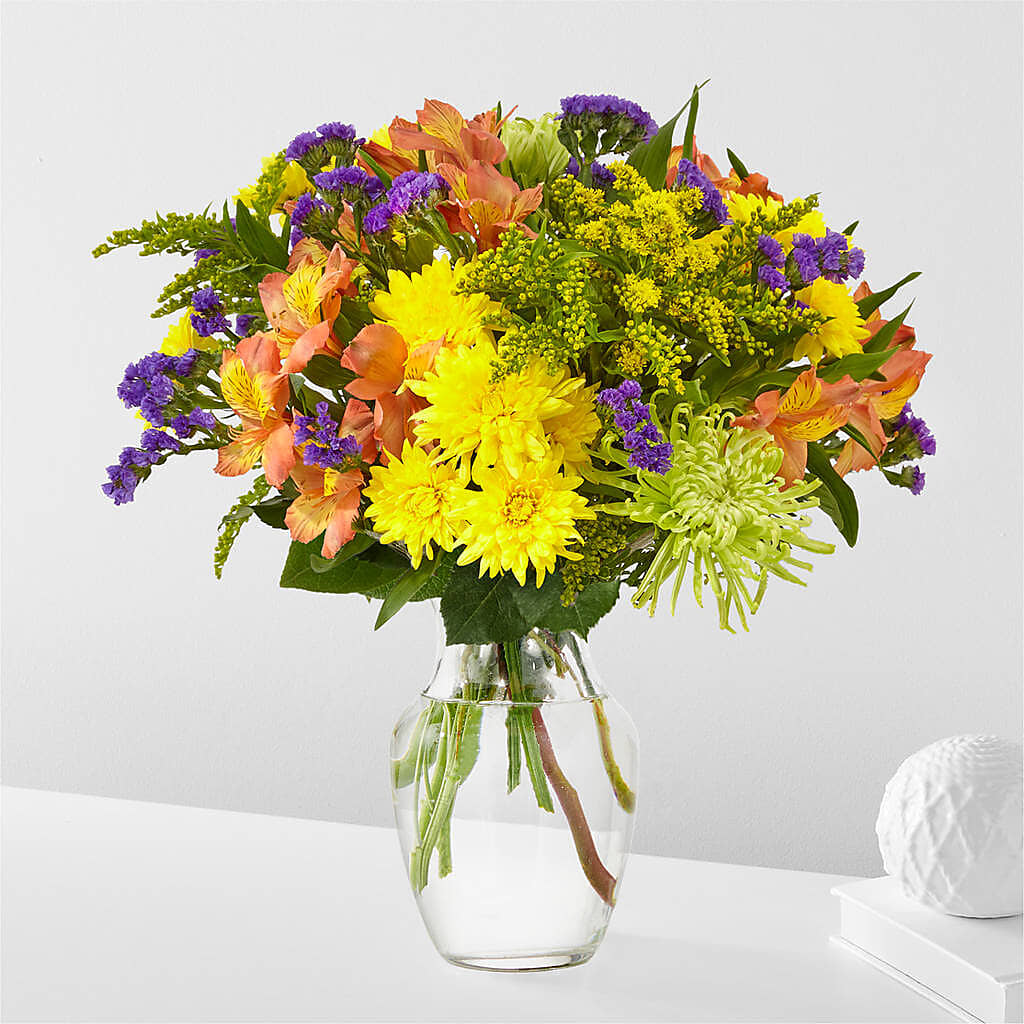 Marmalade Skies Bouquet – FLORAL & SILKS, Webster NY