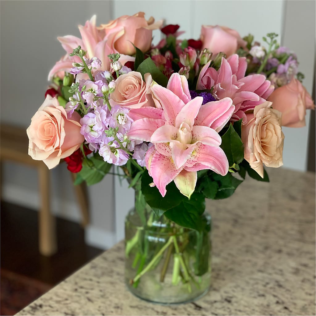 Romantique Bouquet – FLORAL & SILKS, Webster NY